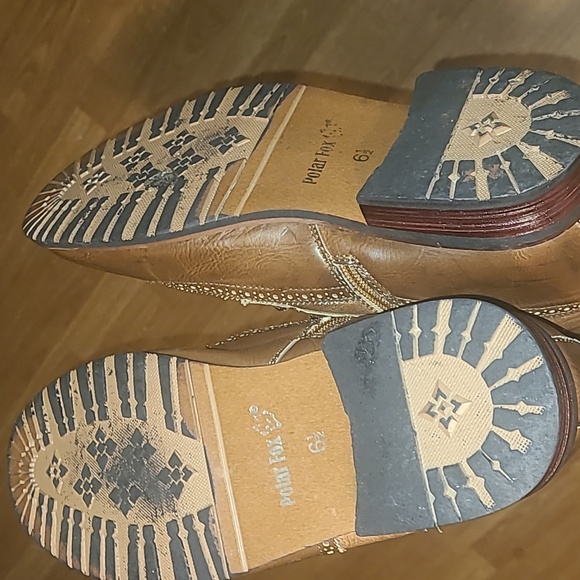 Poplar Fox Brown wingtip boots - Picture 5 of 5